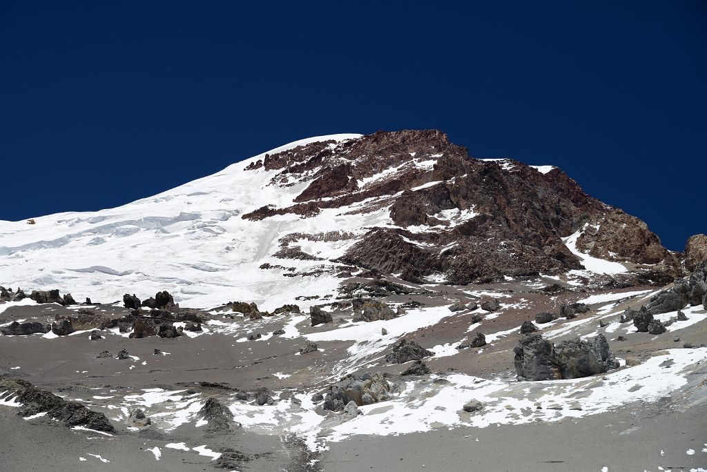 18 The Last View Of Aconcagua East Face And Polish Glacier From The Ameghino Col 5370m On The Way To Aconcagua Camp 2
